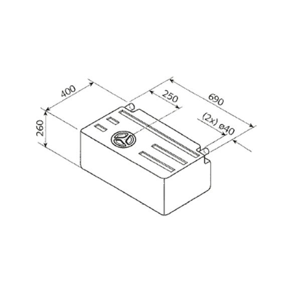 Universaltank 63l natur